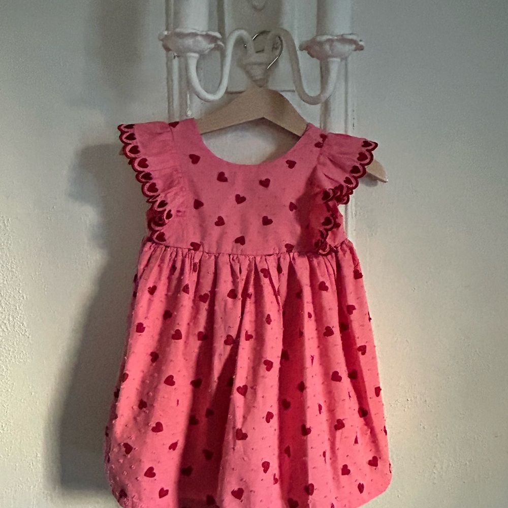 Pink Isaac Mizrahi 12M Valentine’s Day baby girl dress